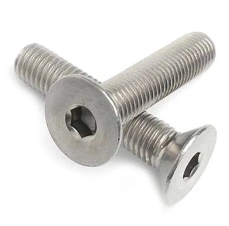 LN CSK Bolt | Low Noise Countersunk Allen Hex Socket Screws Stainless Steel Heavy Duty Fasteners for Machinery Electronics Automotive Marine Construction | Flush Head Corrosion Resistant DIN 7991 Standard